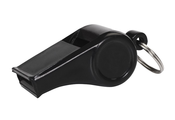 Isolated Black Whistle